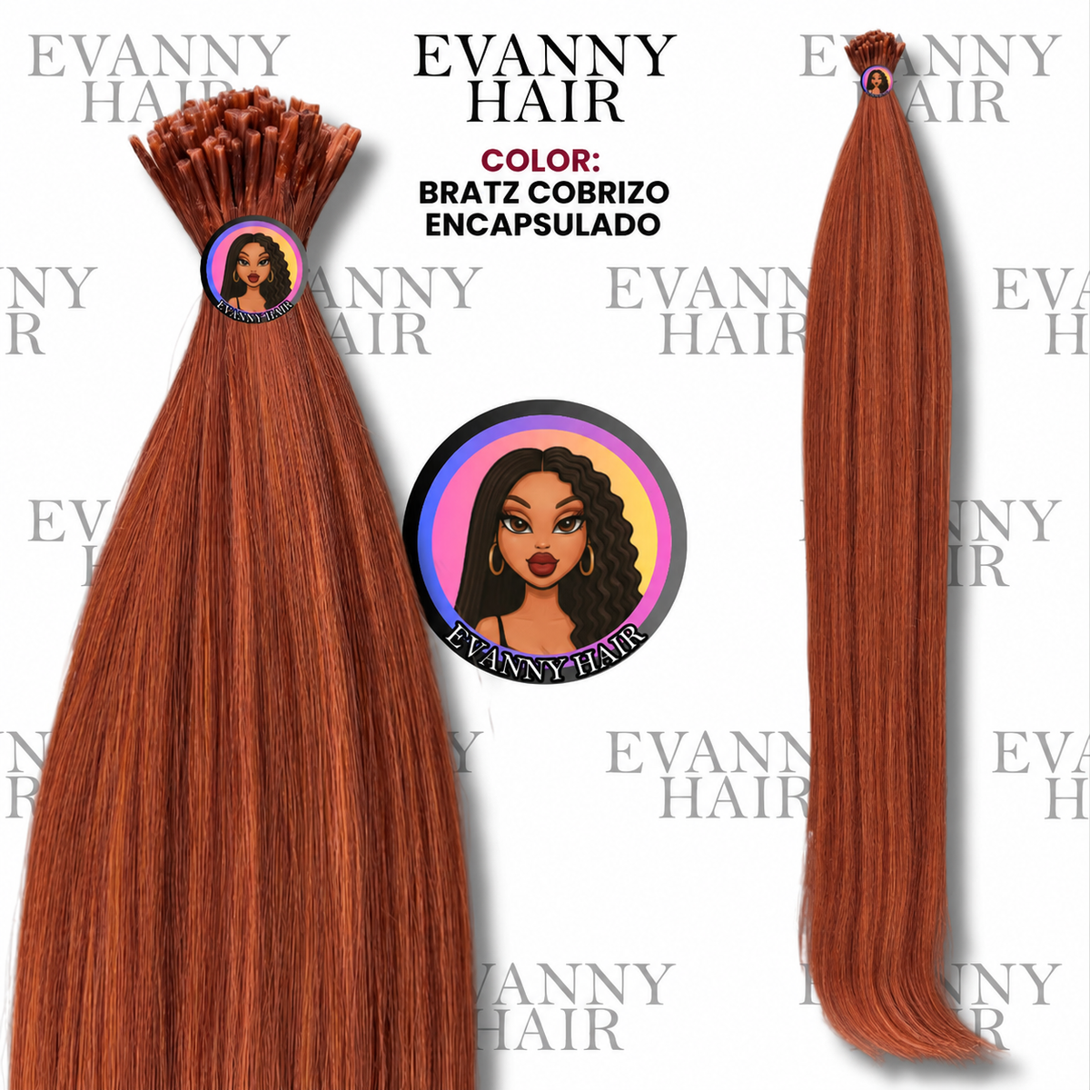 Extensiones de Cabello Clon Humano Encapsuladas 200g 28"