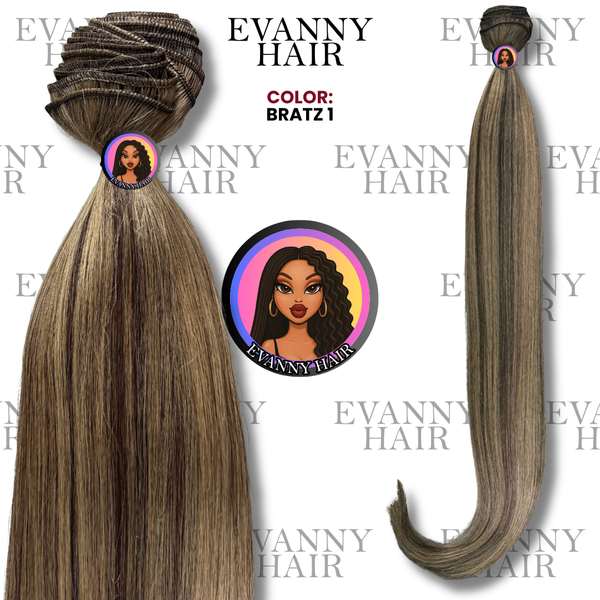 Extensiones De Cabello CLON HUMANO 200g 28" Bratz 1