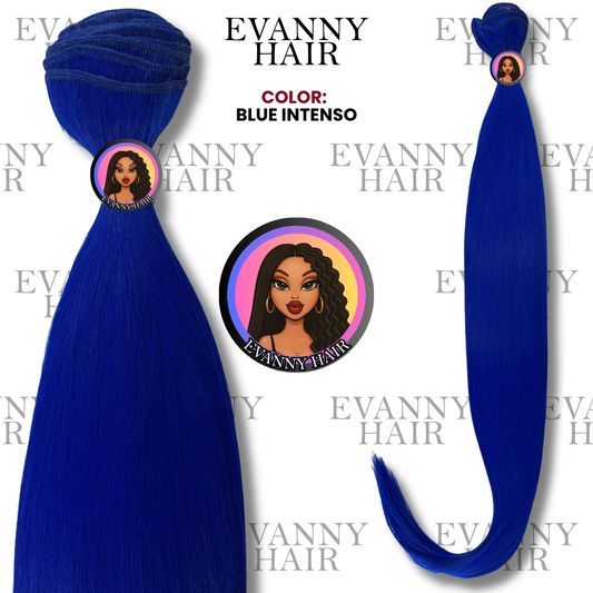 Extensiones de cabello CLON HUMANO 200g 28" Blue Intenso