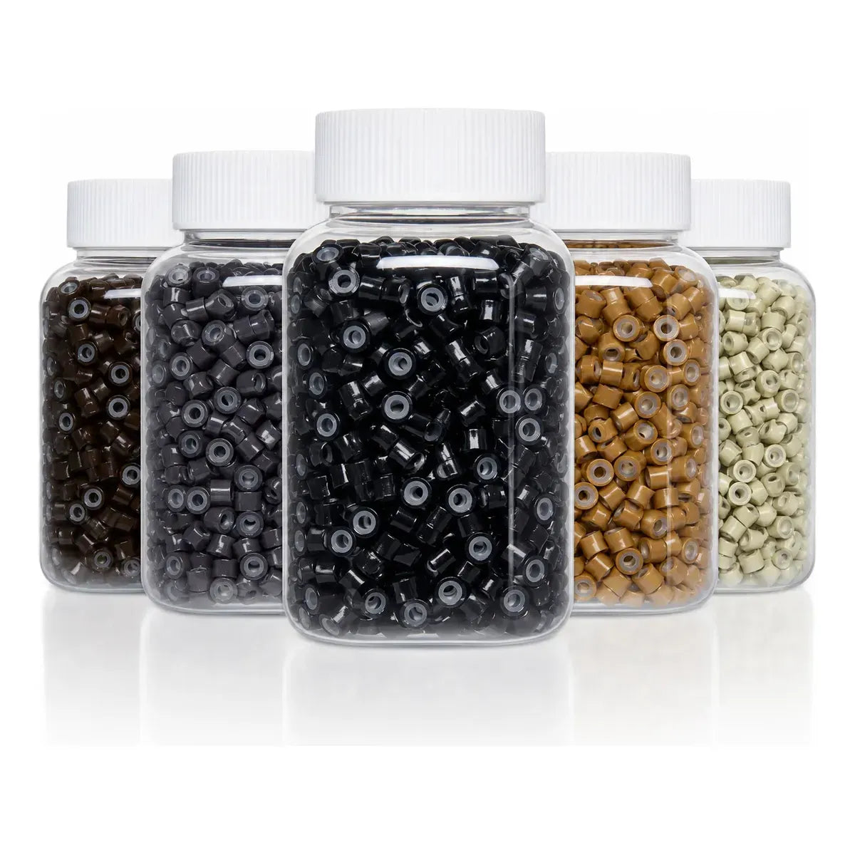 Bote Jumbo Grapas Microchip para Extensiones 1000 Piezas